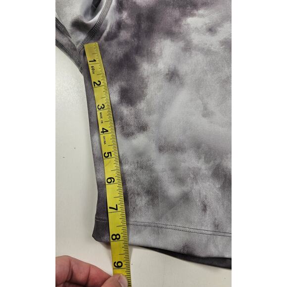 Nike grey marbled tie-dye work out shorts dri fit stretch spandex active XXL 2XL - Picture 5 of 8